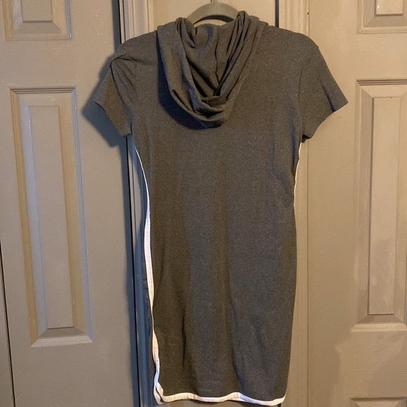 Cozy, soft grey hoodie dress - Picture 2 of 2